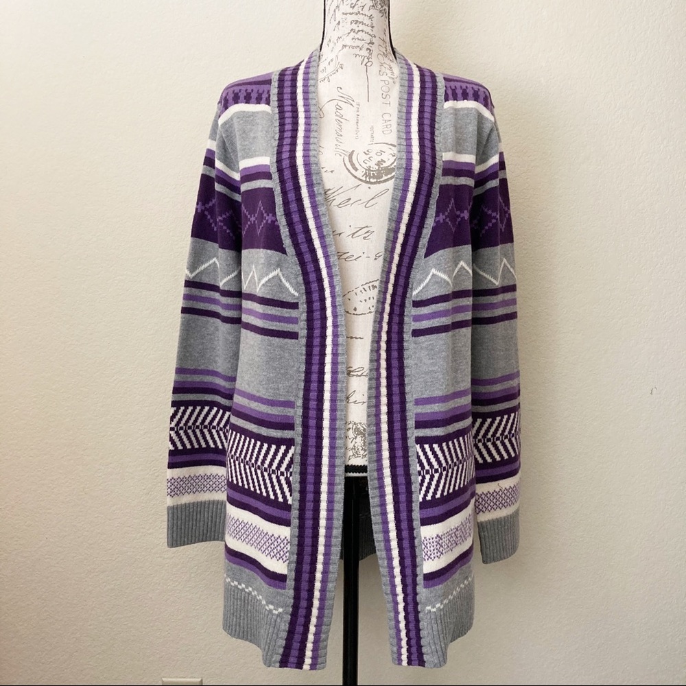 Athleta Fair Isle Adirondack Cardigan Sweater New